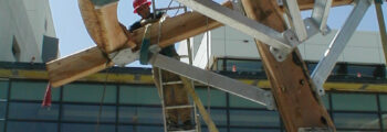 <h3>2003, Installation of Lee Imonen’s work Sampo at North Mall Office Building, Salem</h3>