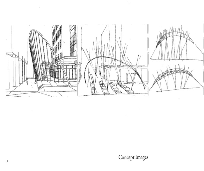 <h3>2005, Concept drawings of Tecotosh by Ed Carpenter for Portland State University Engineering Building</h3>