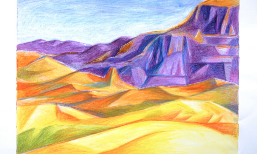 Painted Cliffs by Frank Ybarra