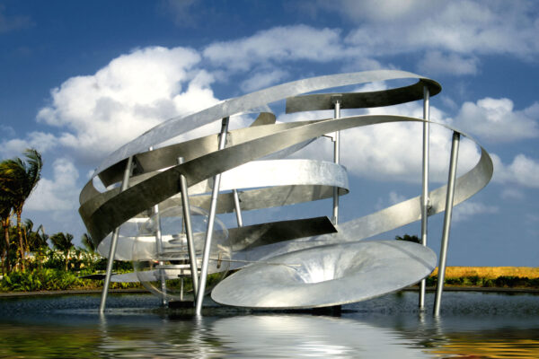 Whirls and Swirls and a Vortex on Water by Alice Aycock Whirls and Swirls and a Vortex on Water by Alice Aycock